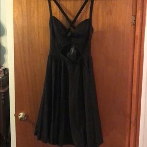 Pinup Couture Dress w/ Tie Front & cutout